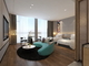 Les meubles de chambre à coucher d'hôtel de Gelaimei fixent la norme des ensembles complets ISO9001
