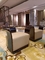 Fauteuil en bois solide de meubles de lobby d'hôtel de Gelaimei avec l'accueil d'OEM de Tableau de thé