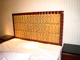 Finition de placage en bois de lit de cadre de bois dur de meubles de chambre d'amis d'hôtel de Gelaimei