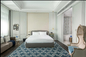 Les nouveaux meubles de chambre à coucher d'hôtel du style chinois ISO18001 placent adapté aux besoins du client